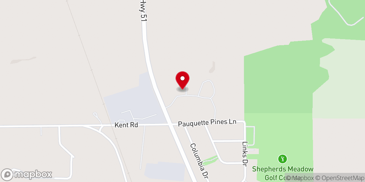 Map showing location of New Hope Community Church