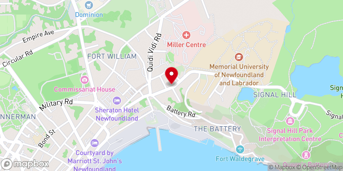 Map showing location of St Joseph's Convent