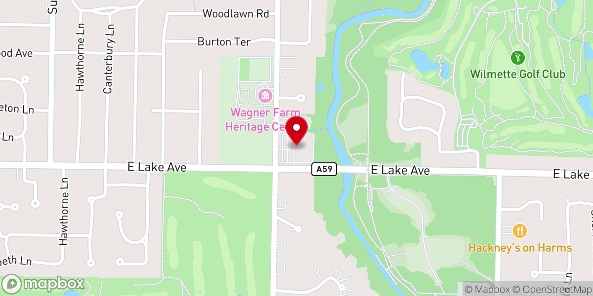 Map showing location of Saints Peter & Paul Greek Orthodox Church