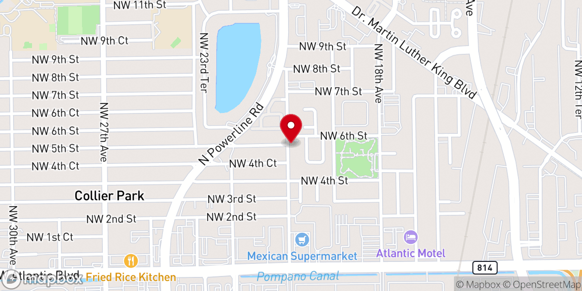 Map showing location of St.JamesMissonaryBaptistChurch