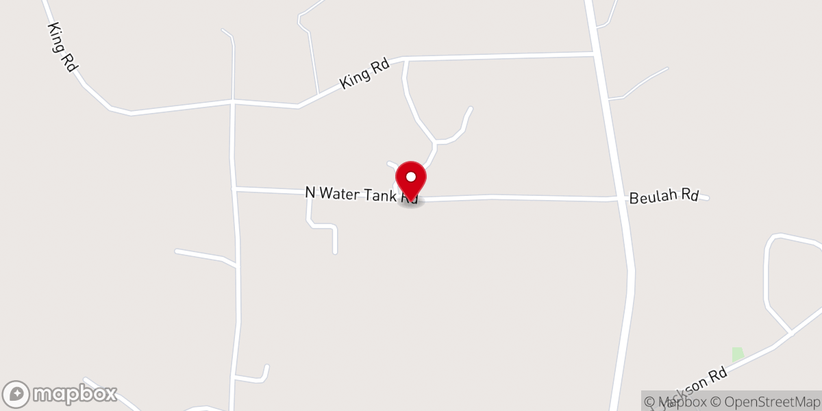Map showing location of Patrick Community Center