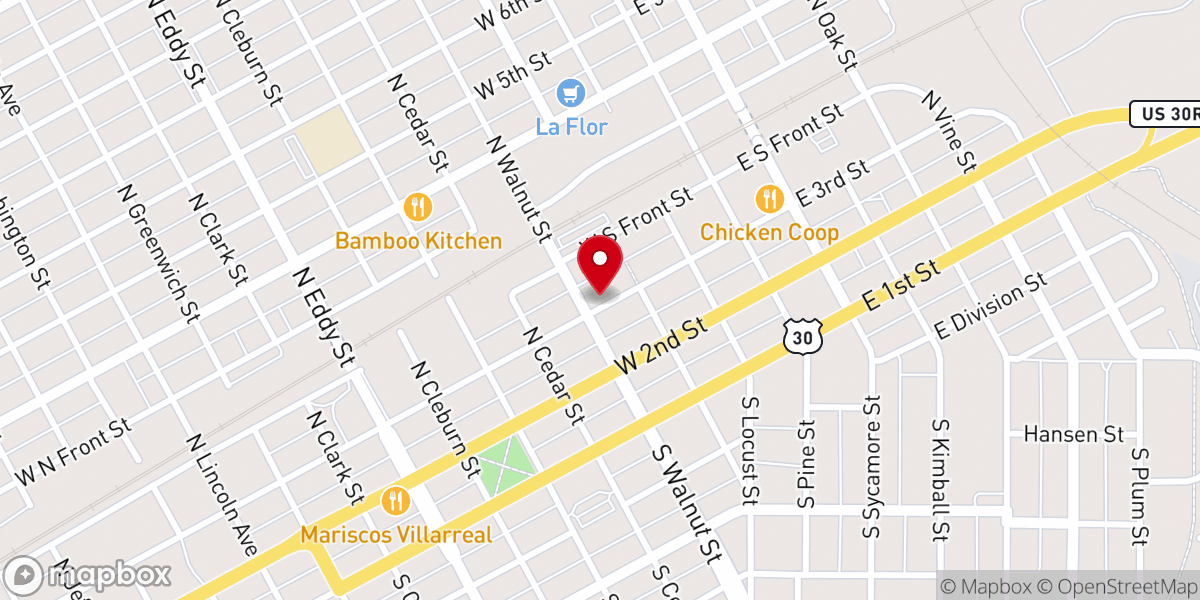 Map showing location of Iglesia Evangelica Pentecostes Redencion Eterna