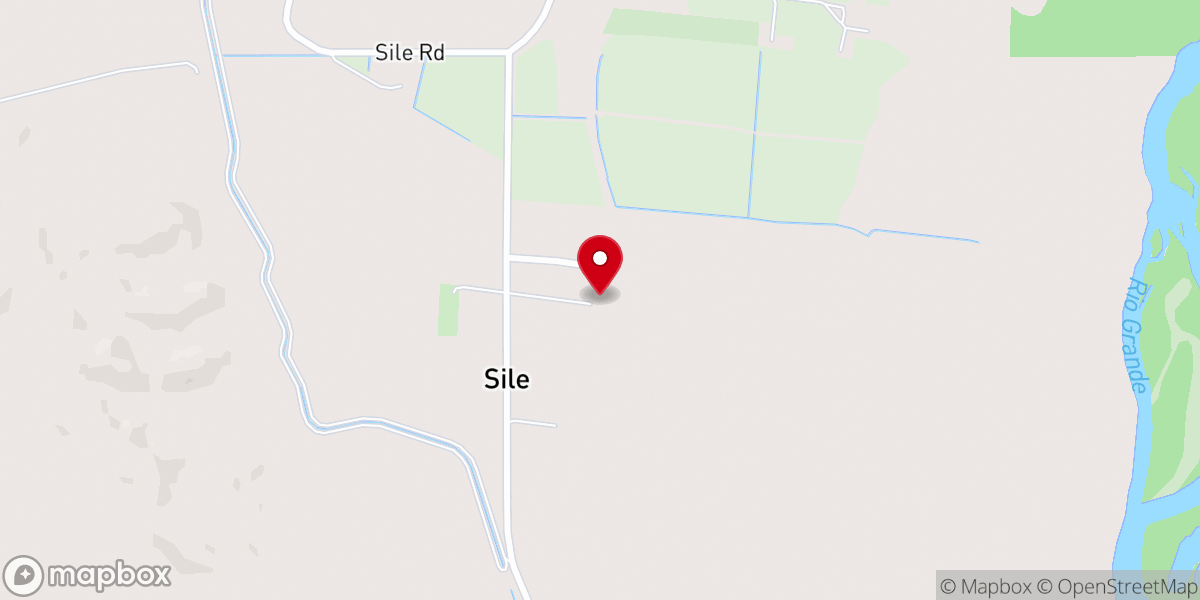 Map showing location of Santa Barbara Catholic Church de Sile