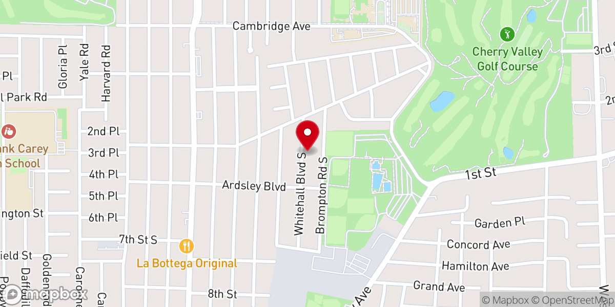 Map showing location of DiTalia Baptist Church