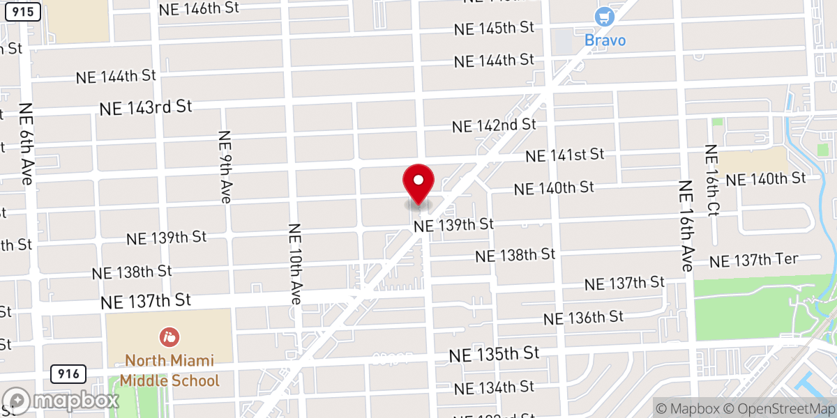 Map showing location of Haitian pentecostal church