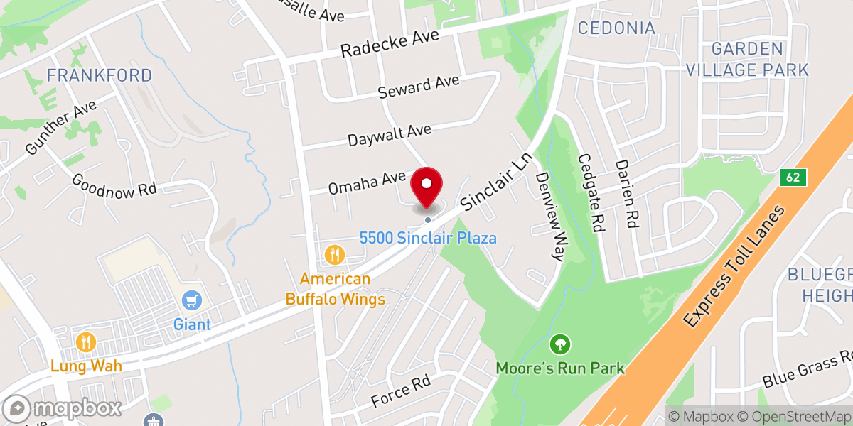 Map showing location of Celestial Church of Christ Inc