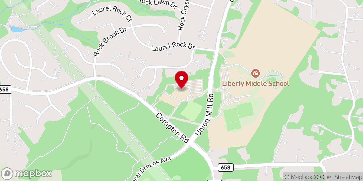 Map showing location of Saint Andrew the Apostle Catholic Church