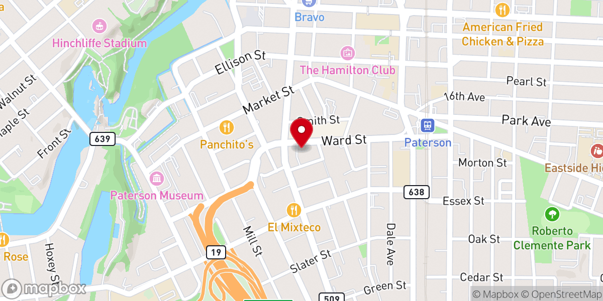 Map showing location of Agape Christian Center Word Faith
