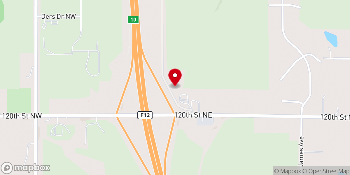 Map showing location of King of Glory International Church