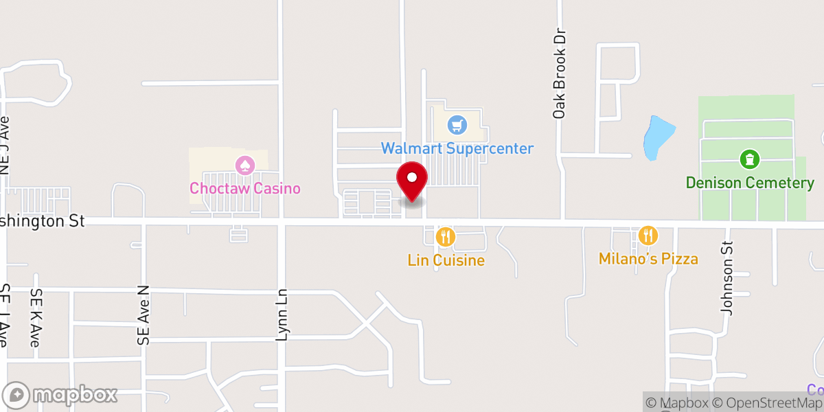 Map showing location of A J's Steak & Pasta