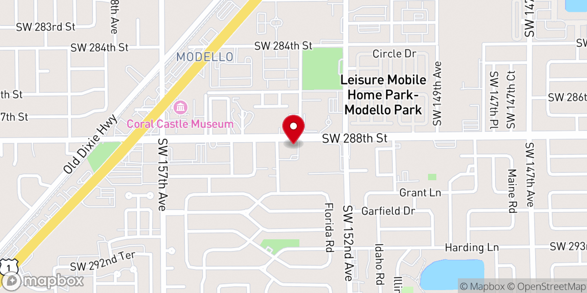 Map showing location of New Beginnings Church