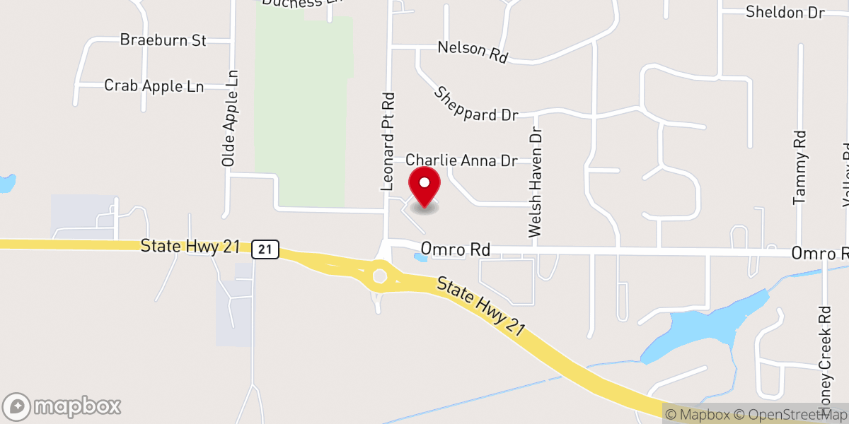 Map showing location of St Paul's United Church of Christ Oshkosh