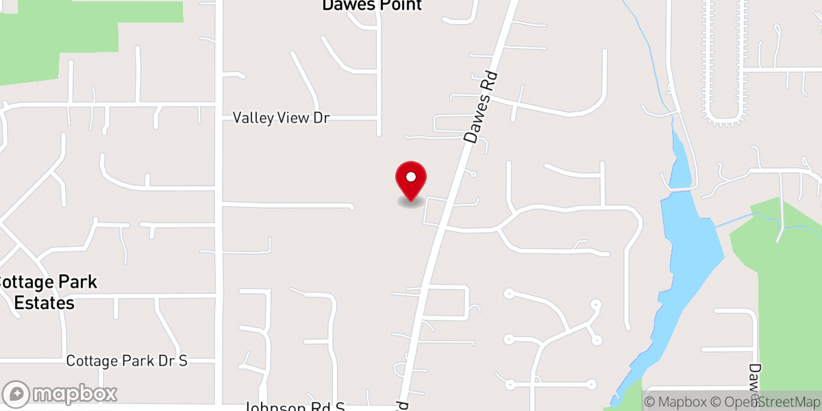 Map showing location of Surge Church
