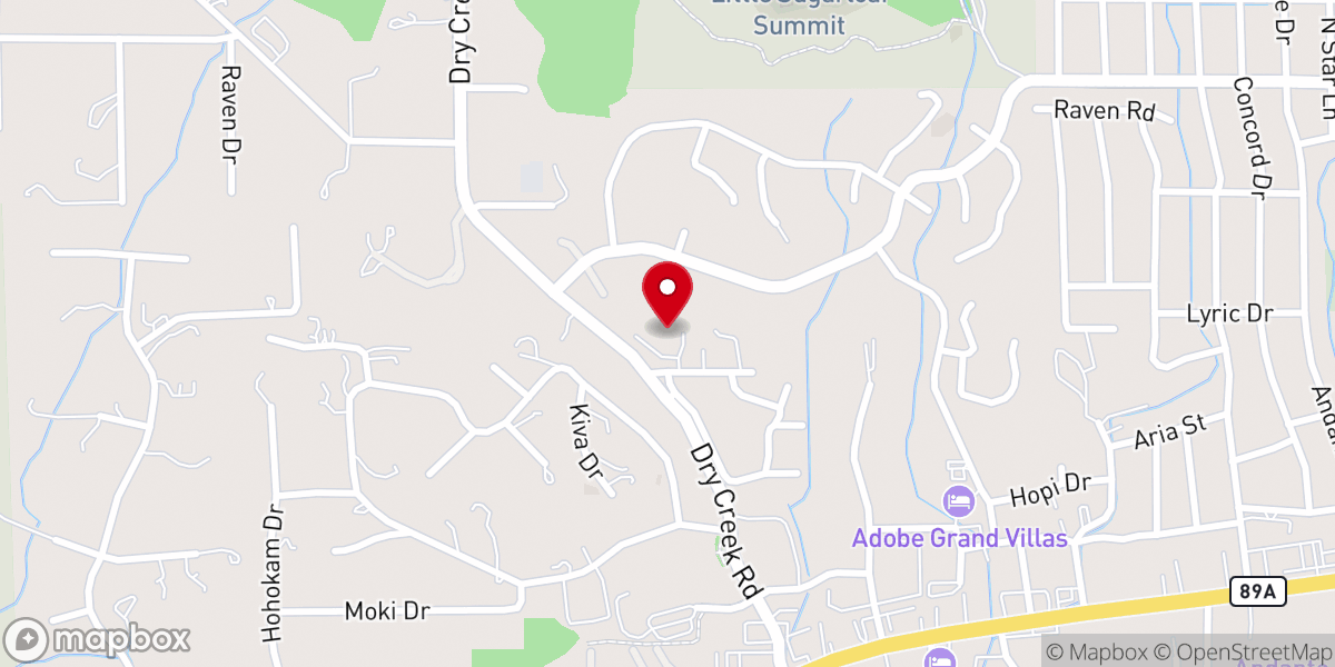 Map showing location of Rock of Ages Lutheran Church