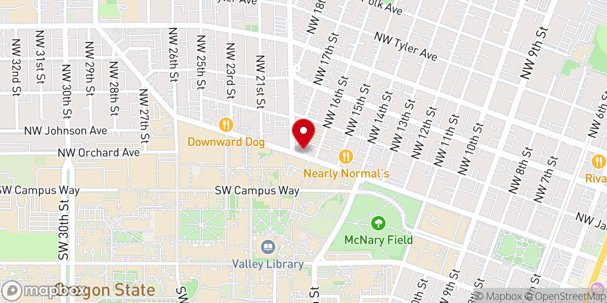 Map showing location of University Christian Center