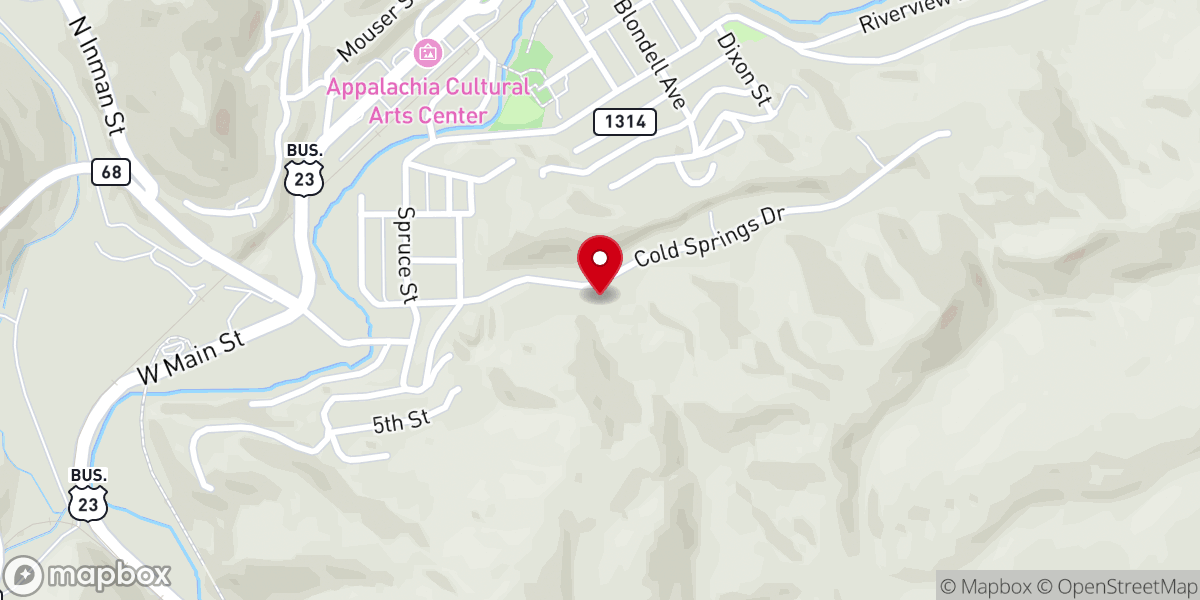 Map showing location of Haven of Praise Ministries