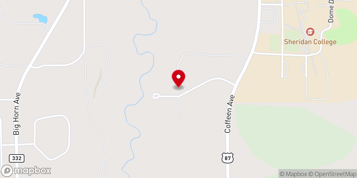 Map showing location of Bill Daniels Chapel - Volunteers of America