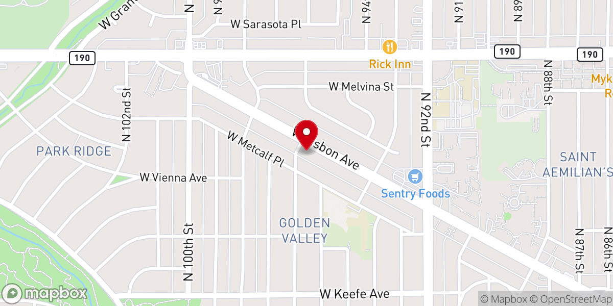 Map showing location of Morris Cathedral Church of God in Christ