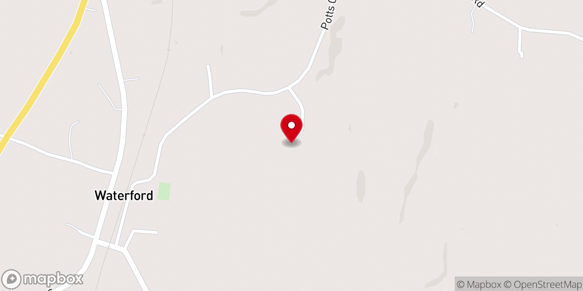Map showing location of Waltons CME Chapel