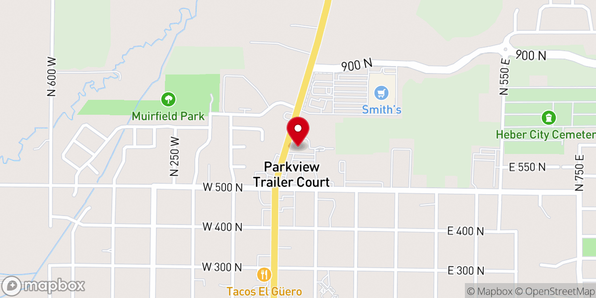 Map showing location of The Bagel Den