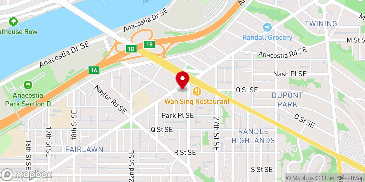 Map showing location of Living Word Christian Mininstries Corporation