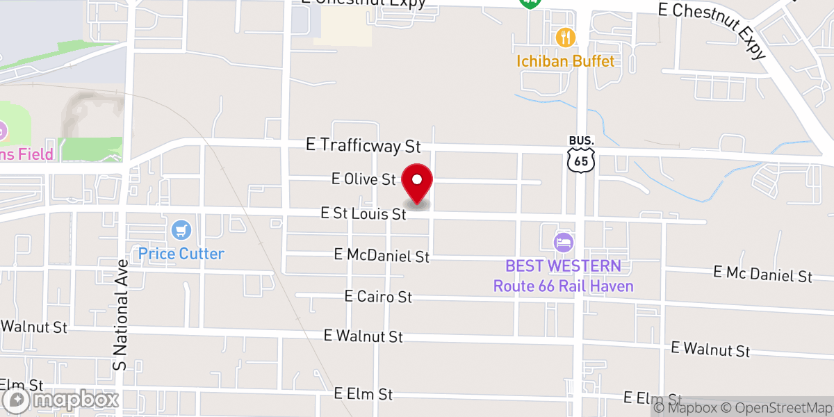 Map showing location of Fellowship of Faith Church Inc