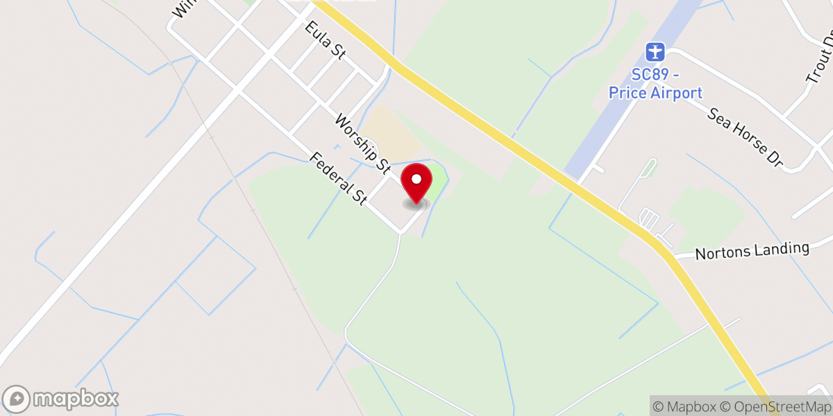 Map showing location of Mt Pleasant Missionary Church