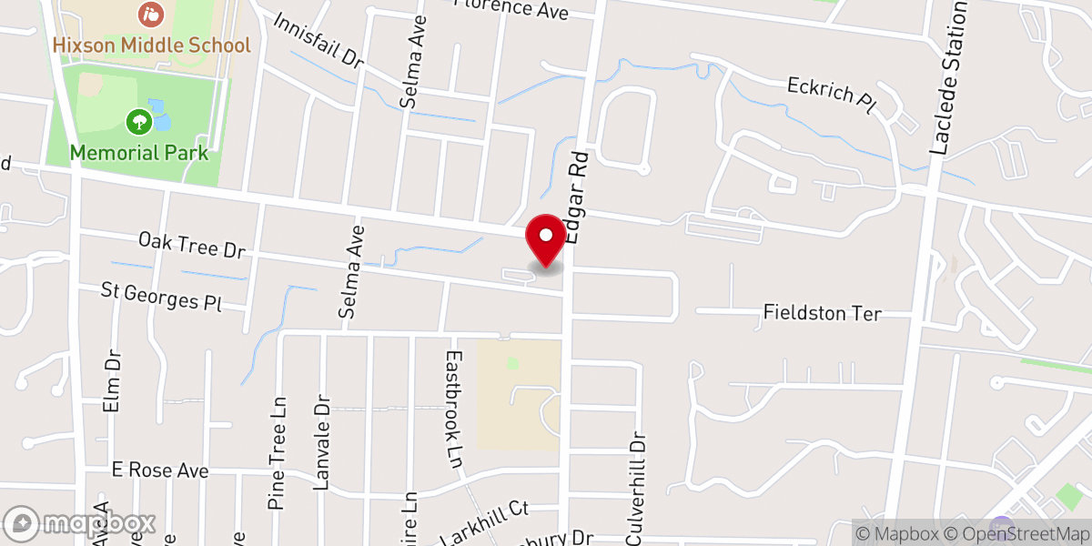 Map showing location of South County Christian Center