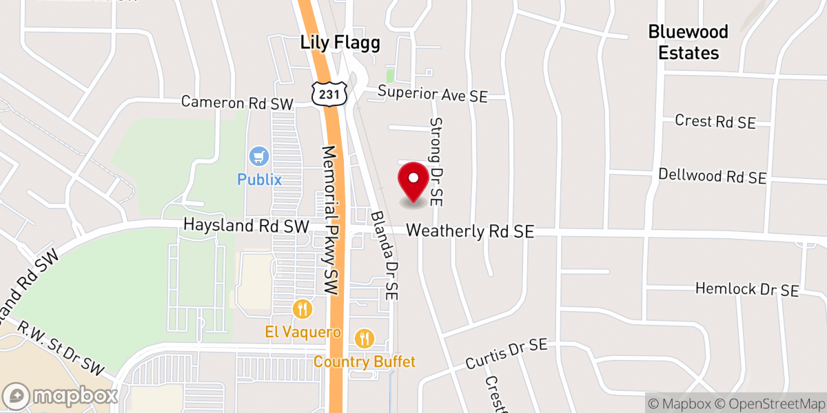 Map showing location of Latham Memorial Church