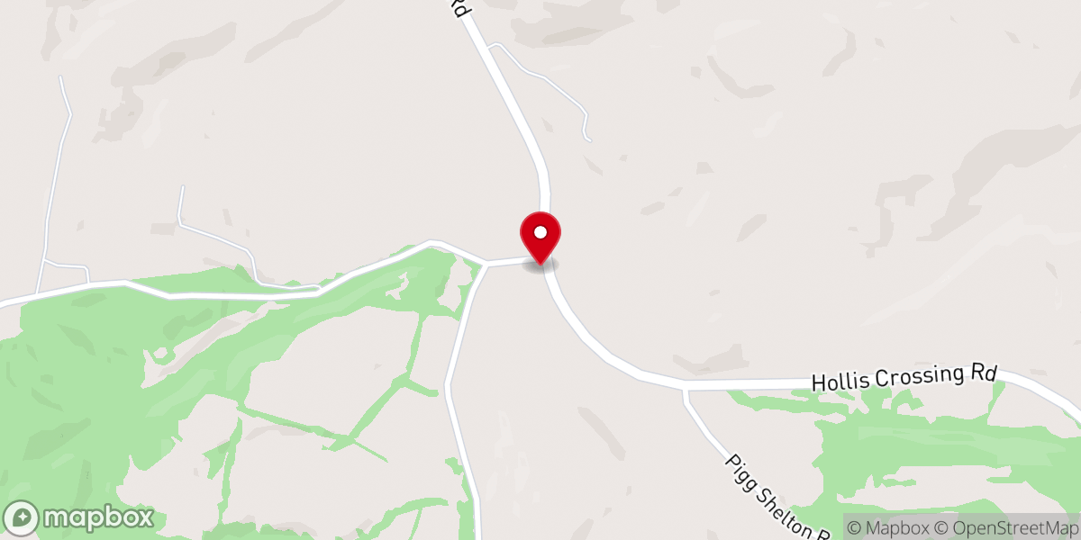 Map showing location of Pleasant View Church