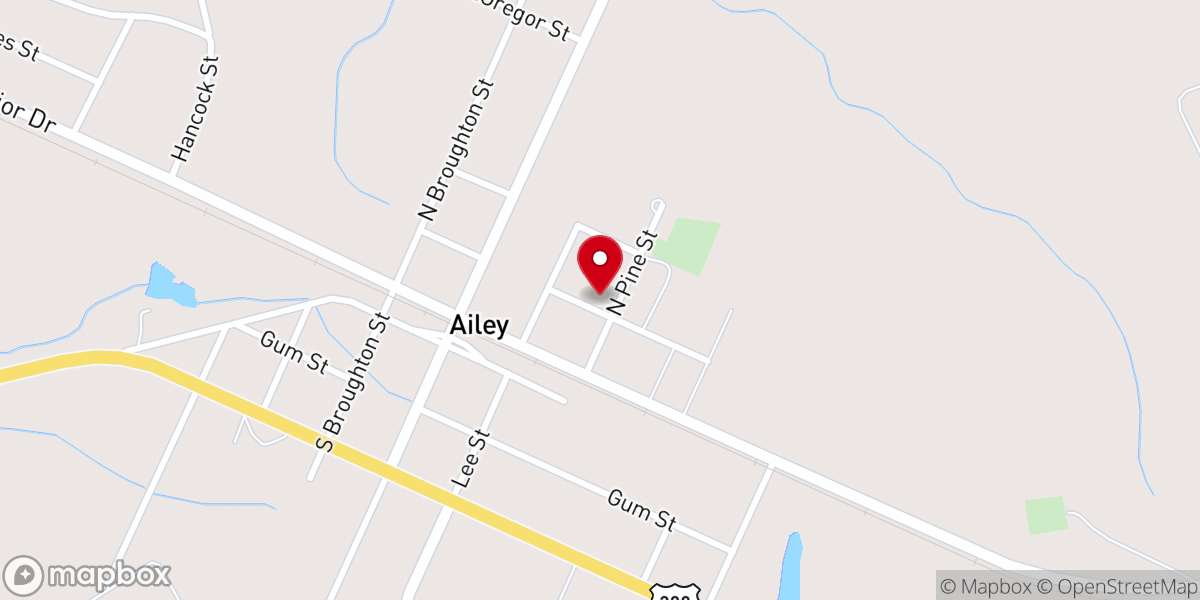 Map showing location of Nepsey Warren United Methodist