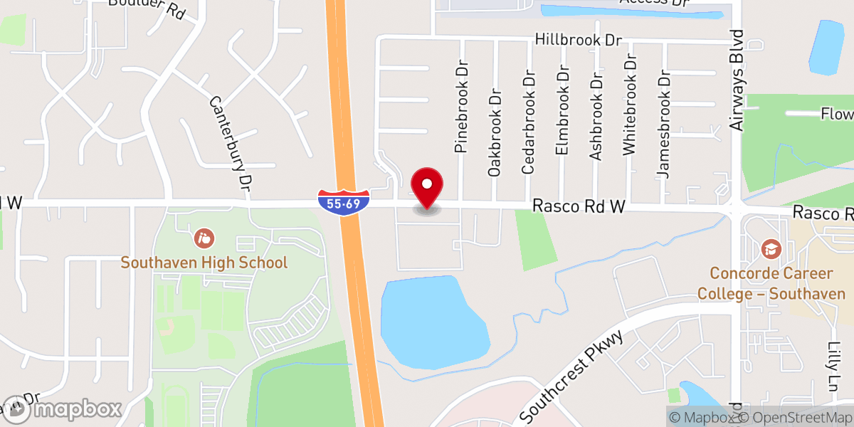 Map showing location of Summit Church