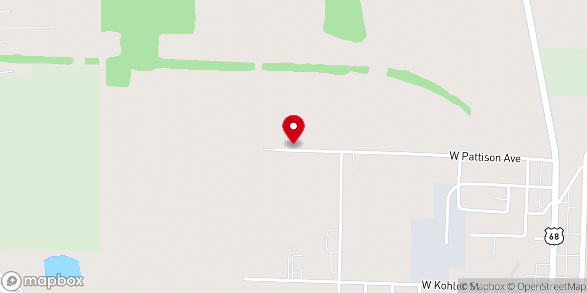 Map showing location of New Hope Fellowship