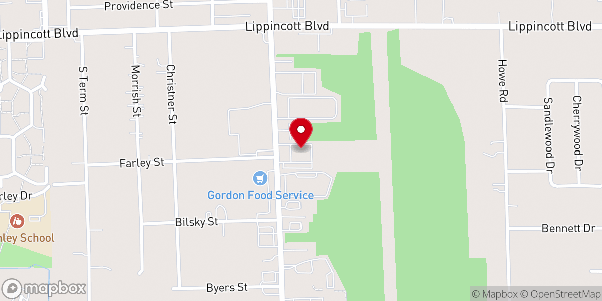Map showing location of St Nicholas Orthodox Church