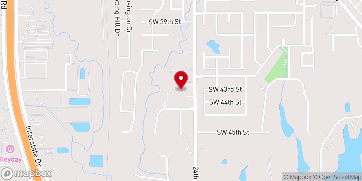 Map showing location of Gospel of Life Association