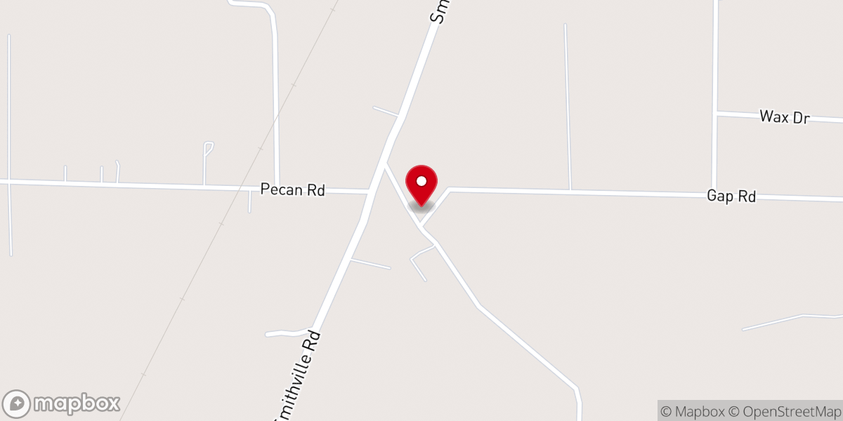 Map showing location of Spruell Chapel UM Church