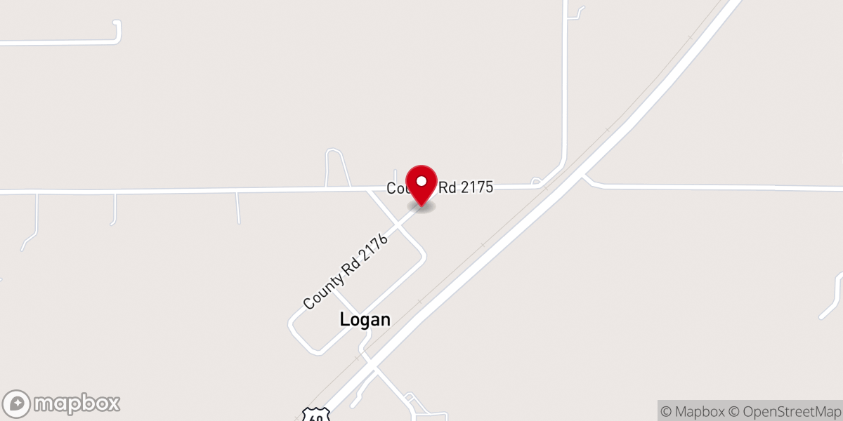 Map showing location of Landmark Church