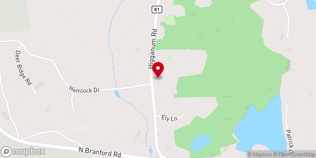 Map showing location of The Congregational Church in Killingworth, UCC