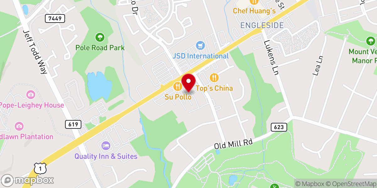 Map showing location of Morning Glory Apostolic Ministry