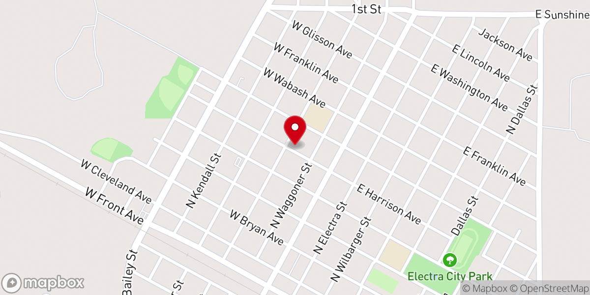 Map showing location of Crossroad Family Church