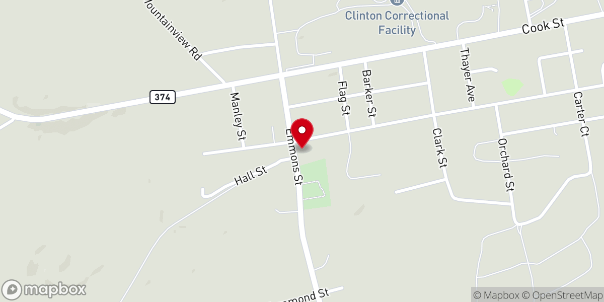Map showing location of St Joseph's Church