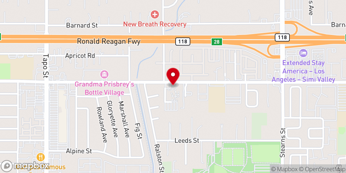 Map showing location of StoneBridge Community Church