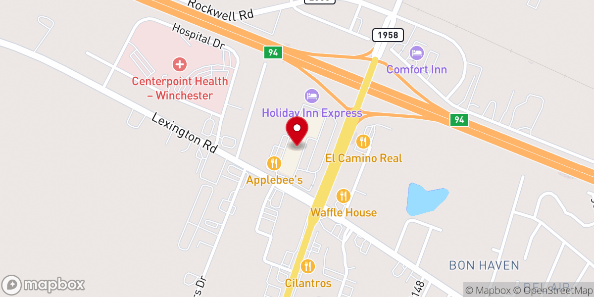 Map showing location of Catalyst Church