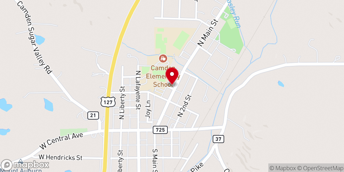 Map showing location of Christ commision temple