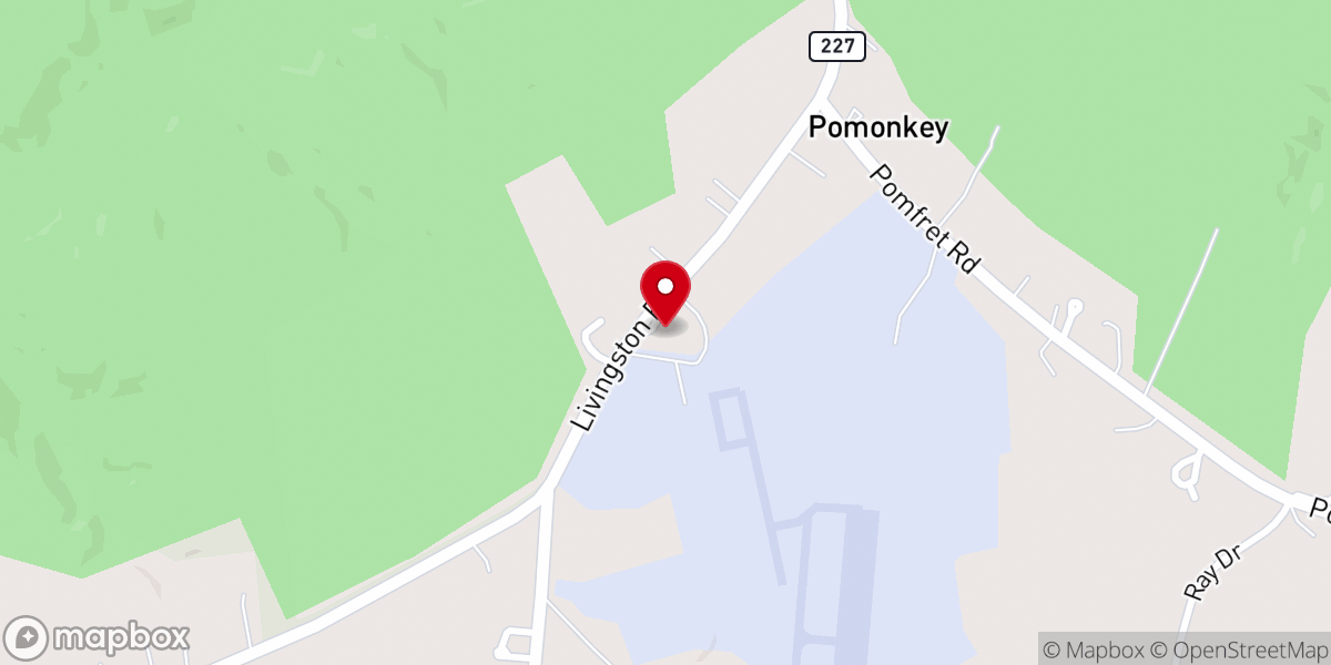 Map showing location of Calvary Road Baptist Church