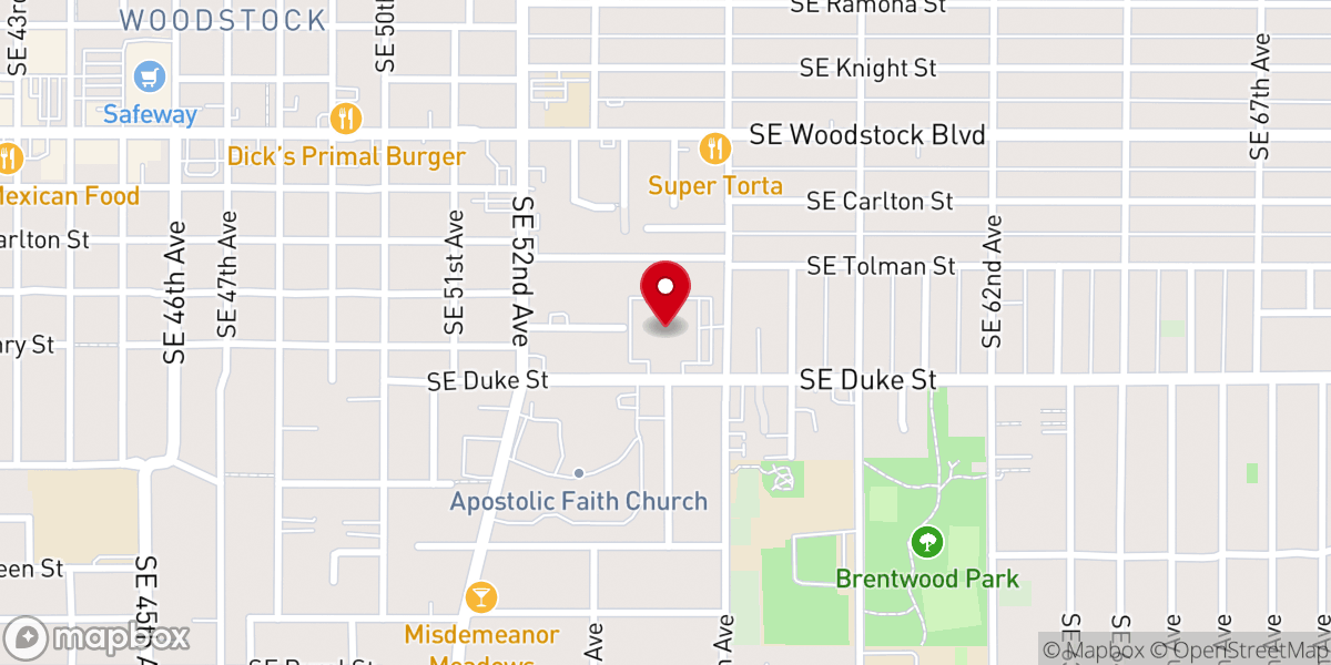 Map showing location of Apostolic Faith Church World Headquarters
