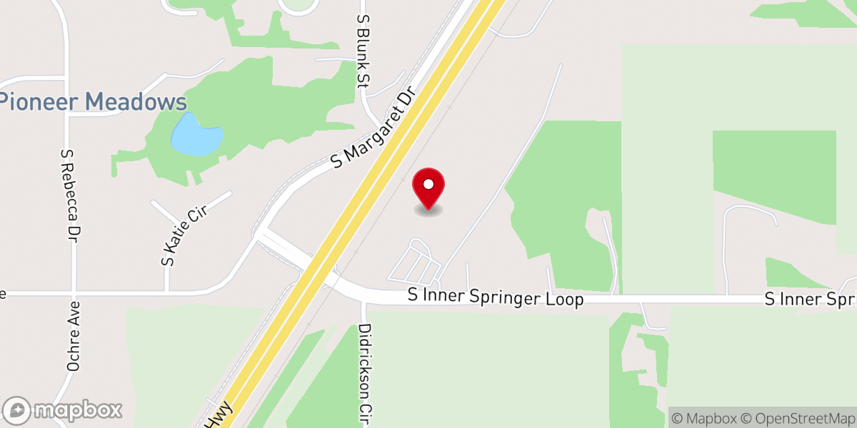 Map showing location of Palmer Seventh-day Adventist Church