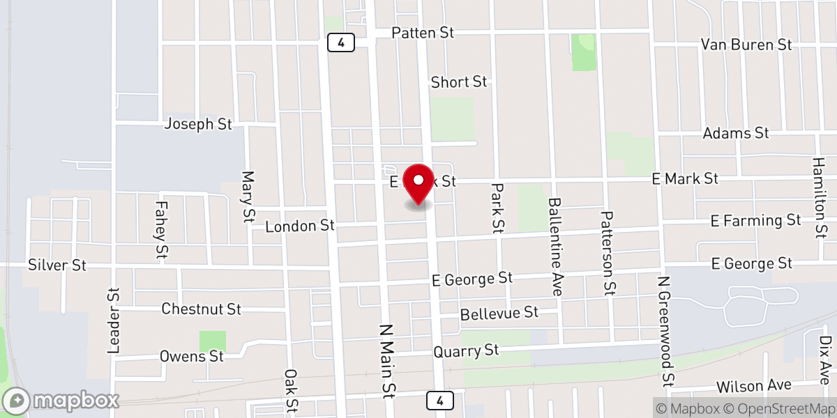 Map showing location of True Life Church