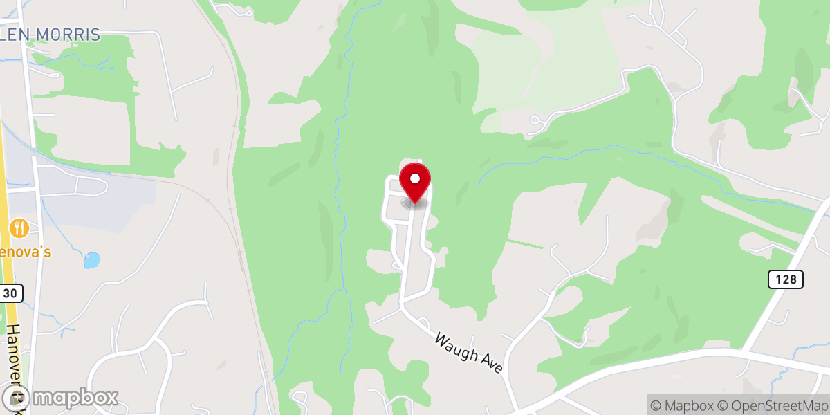 Map showing location of Emory Grove Association