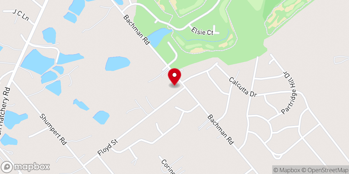 Map showing location of Charwood Baptist Church